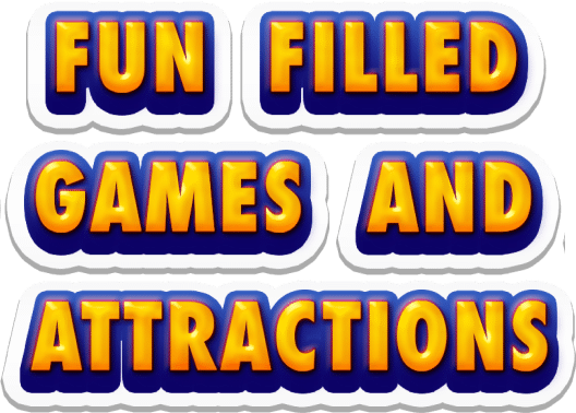 Fun filled games and attractions